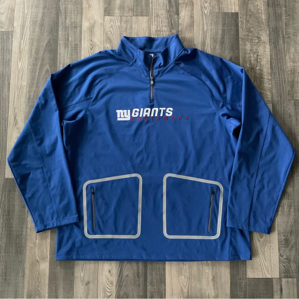 Reebok NFL Equipment New York Giants Pullover 1/4 Zip Windbreaker
Men’s 3XL